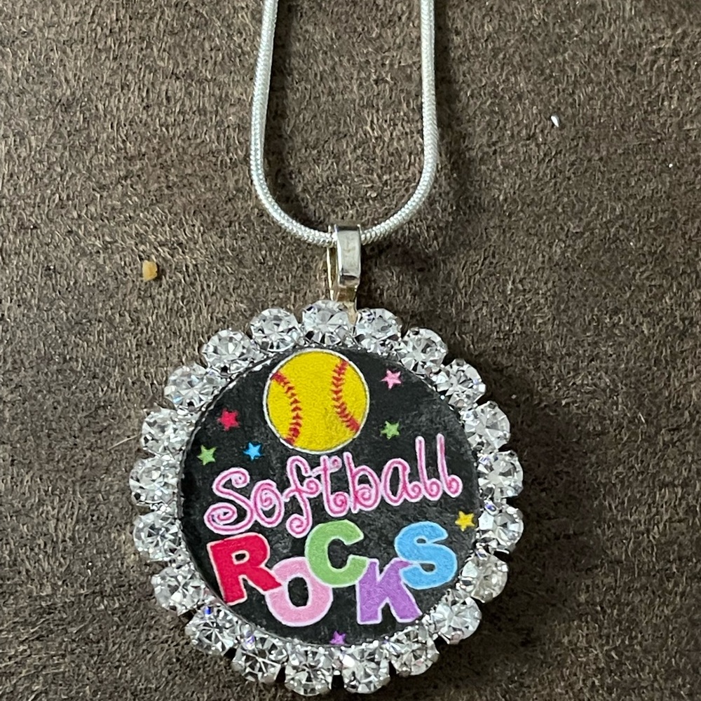 Softball necklace